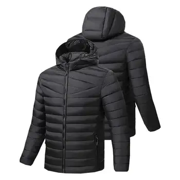 4XL зима с капюшоном ветровки Мужские плюшевые толстые теплые парка пальто легкий ветрозащитный куртка мужчины повседневная съемная шляпа куртка пальто мужской
