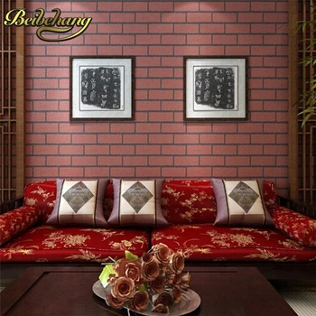 beibehang прямые обои из ПВХ с кирпичным рисунком в стиле ретро проект реконструкции магазина гостиничной одежды специальные обои в рулоне