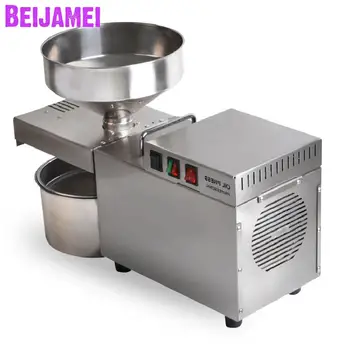 BEIJAMEI Автоматическая Машина Для Прессования масла для семян Экстрактор холодного отжима Масла Экспеллер Промышленное Производство арахисового масла