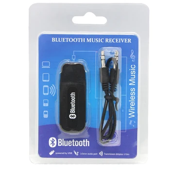 USB Беспроводной Bluetooth 5,0 Адаптер Аудиоприемника-передатчика Домашний Динамик-Передатчик 3,5 мм Разъем Для телевизора ПК Автомобильный комплект Адаптер