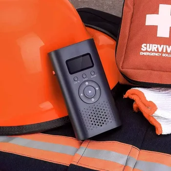 Аварийный комплект фонарика для предотвращения стихийных бедствий 6 в 1, Ручная сигнализация выработки электроэнергии для спасения, Радиевый точечный светильник, Блок питания для радио