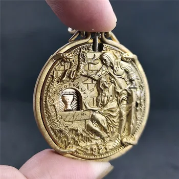 Блуждающая монета Монета с Мечом в виде Святого Грааля Рельеф Майя Орган Монета Активность Монета Кулон Коллекция Памятных монет