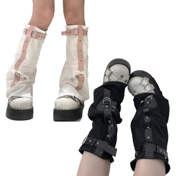 Гетры Y2K, Японский костюм, длинные носки, носки для ног в стиле панк, готические чехлы для ног, Прямая доставка