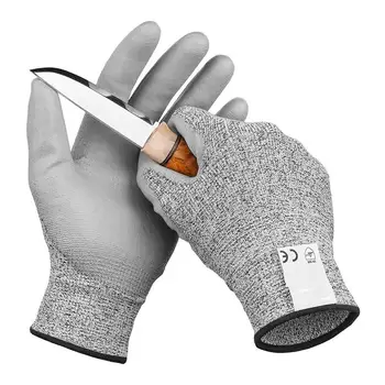 Защитные перчатки с защитой от порезов 5-го уровня, высокопрочная промышленность, Огородничество, Защита от царапин, Защита от порезов, Многоцелевая резка стекла
