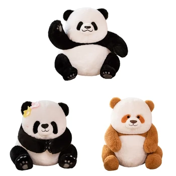 Плюшевая игрушка Панда, мягкое животное, Спящая Плюшевая игрушка Панда, Плюшевая игрушка для малыша