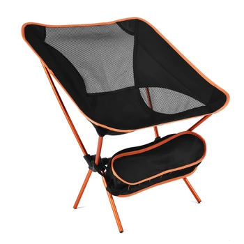 Портативный складной шезлонг, Сверхлегкий Складной стул, сверхтвердый Алюминиевый шезлонг для кемпинга