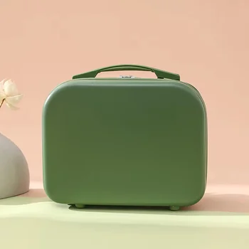 Стильный Специальный Оливково-зеленый женский дорожный чемодан 14 дюймов ABS