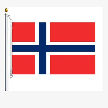 Флаги Норвегии, 90*150 см, 100% полиэстер, баннер, Цифровая печать