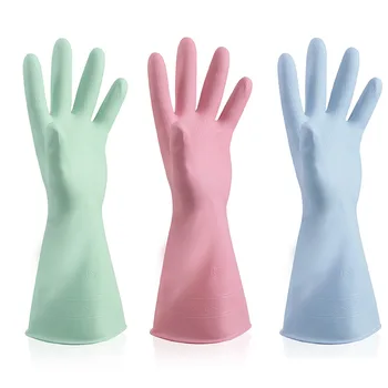 Химически стойкие перчатки, водонепроницаемые Многоразовые Средства для мытья посуды, бытовой химии, Защитные средства для работы в условиях повышенной безопасности, промышленная резина