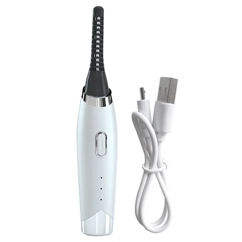 Электрический USB Перезаряжаемый Дорожный Многофункциональный Портативный Бигуди для завивки ресниц с подогревом, Долговечные Изогнутые Инструменты для макияжа, Домашний Мини-салон